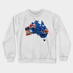 Australia Flag Crewneck Sweatshirt